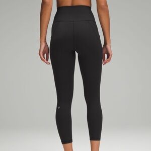 Lululemon Wunder Under 25’ with pockets, black, size 10